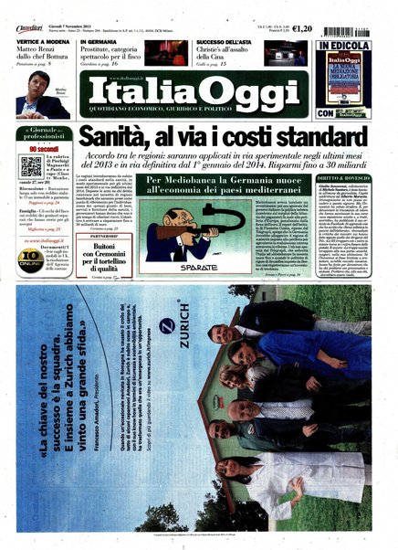 Italia oggi : quotidiano di economia finanza e politica